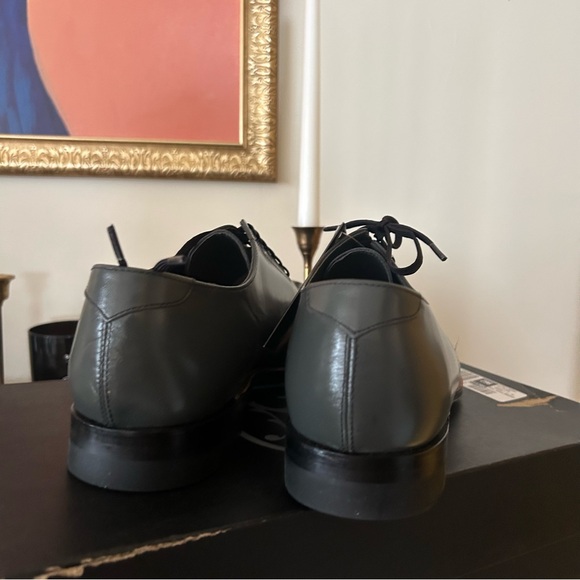 Stacy Adams Madison Cap Toe Oxford Leather Gray NEW Mens Dress Shoes Size 10.5 D - Picture 4 of 9